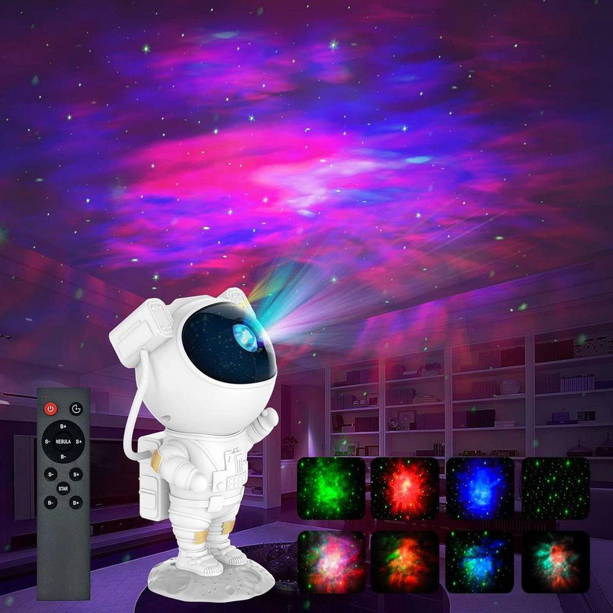 Astronaut Pro met draadloze afstandsbediening en kleurstanden